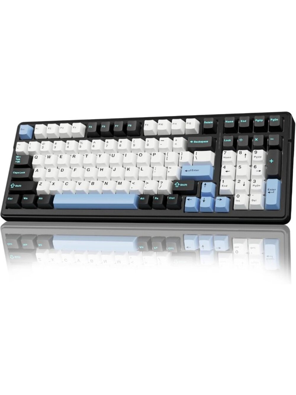 Wireless Mechanical Gaming Keyboard - Hot Swappable, RGB Backlit, Tri-Mode